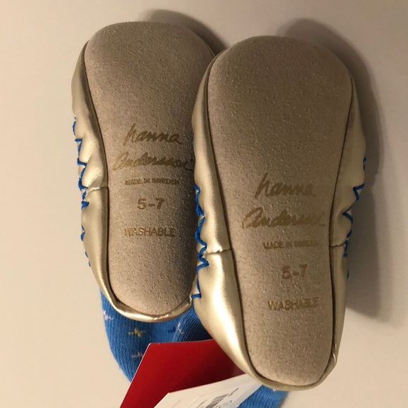 NWT Hanna Andersson Fairy Moccasins- Shoe Size 5-7 - Picture 3 of 7